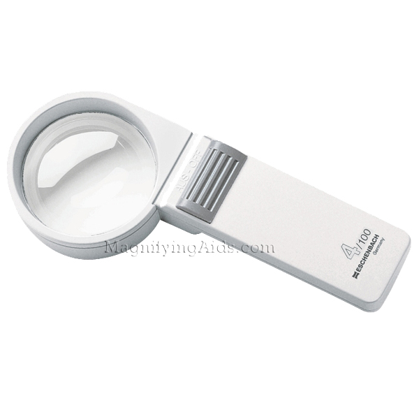 4X Eschenbach Illuminated Hand Magnifier - 2.4 Inch Lens