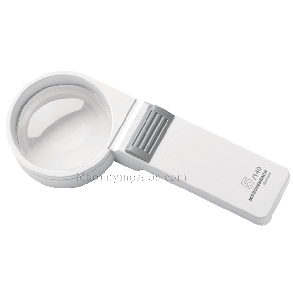 5X Eschenbach Illuminated Hand Magnifier - 2.4 Inch Lens