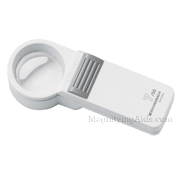 7X Eschenbach Illuminated Hand Magnifier - 1.4 Inch Lens
