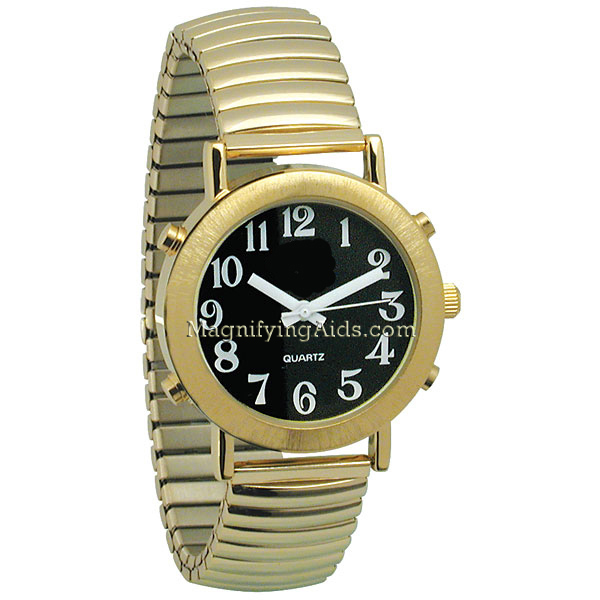 Men's Talking Time and Alarm Watch