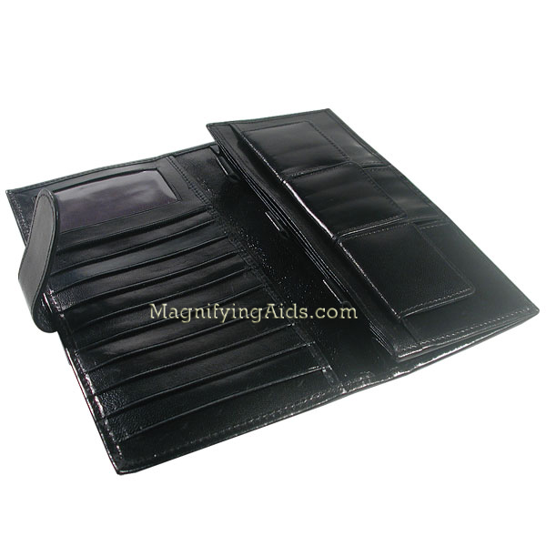 Soft Leather Hold Everything Organizer Wallet - Brown