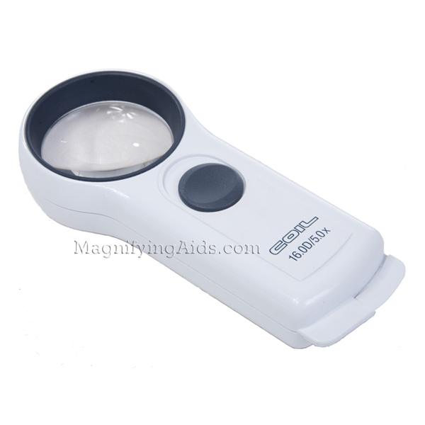 5X COIL Illuminated Pocket Magnifier - 1.75 Inch Lens