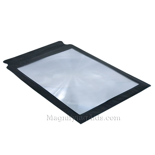 2X Full Page Framed Fresnel Magnifier