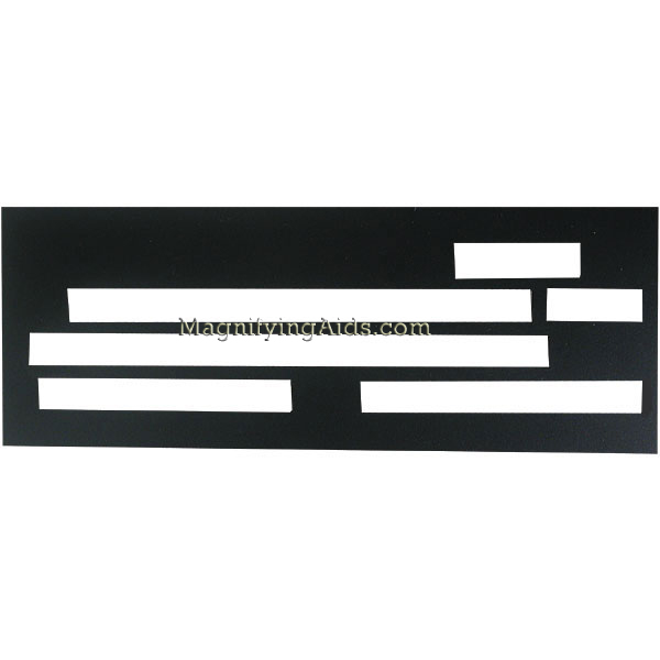 Sturdy Plastic Check Writing Guide