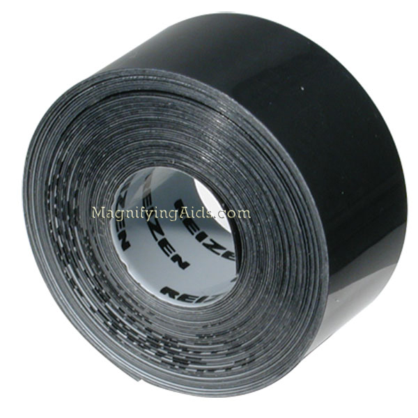 Black Vinyl Labeling Tape - 3 Rolls each .75 inch Wide x 144 inches Long