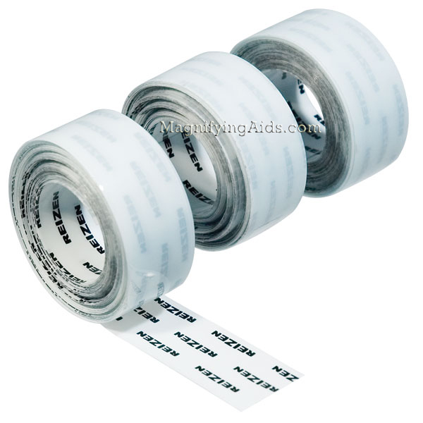 Clear Vinyl Labeling Tape - 3 Rolls each .75 inch Wide x 144 inches Long