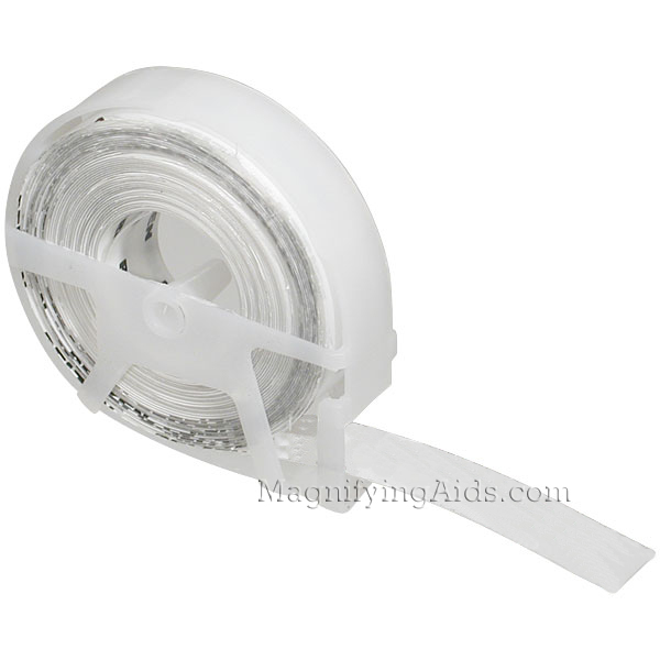Clear Vinyl Labeling Tape - 3 Rolls each .50 inch Wide x 144 inches Long