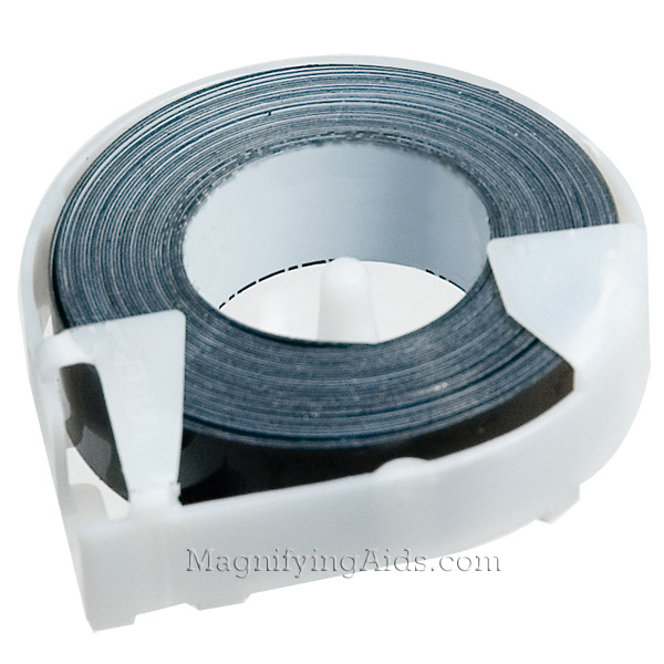 Black Vinyl Labeling Tape - 3 Rolls each .50 inch Wide x 144 inches Long
