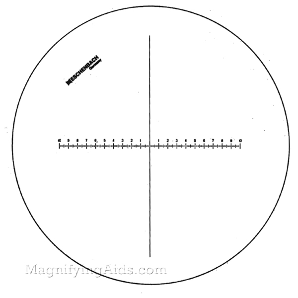 Eschenbach Cross Hair Scale 1152-01