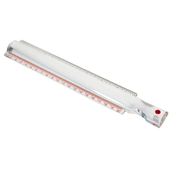 2X Bar Magnifier with Ruler - 8 Inches