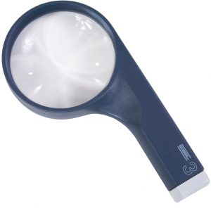 3X COIL Hand Magnifier  3.5 Inch Lens