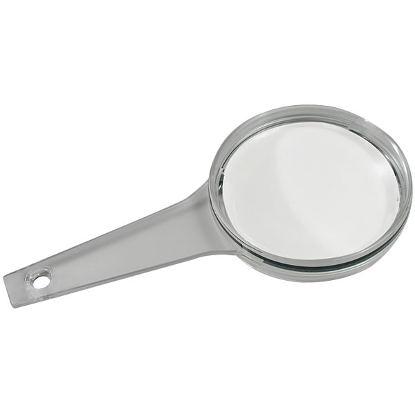 2.3X COIL Clear Lucite Magnifier  3.9 Inch Lens