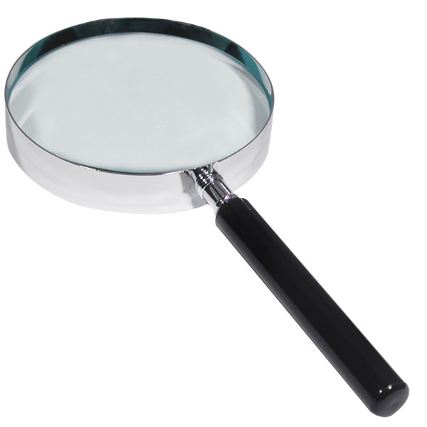 2X Round Hand Magnifier - 5 Inch Lens