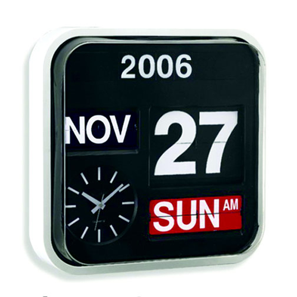 Large Number Wall Hanging Flip Clock / Calendar