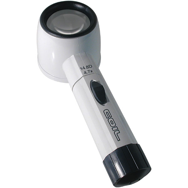 4.7X COIL Raylite Illuminated Magnifier - 1.75 Inch Lens