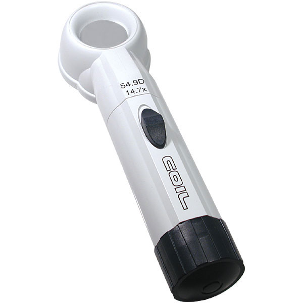 14.7X COIL LED Illuminated Hand-Held Stand Magnifier  - 1.0 Inch Lens
