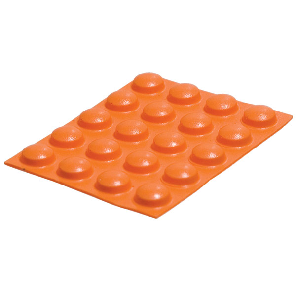 20 Large Orange Round Bumps
